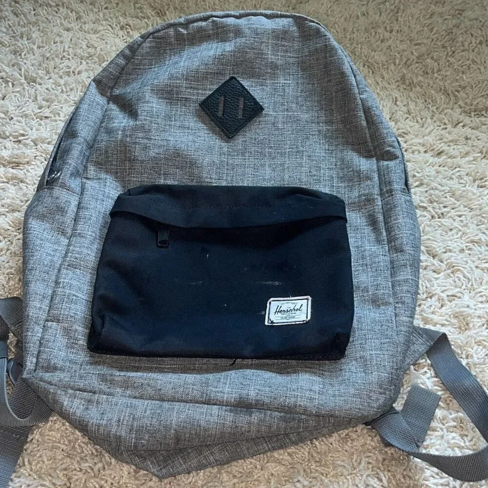 Herschel Classic Mid Volume Heather Gray Backpack